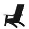Flash Furniture Black Modern Dual Slat Back Adirondack Chair JJ-C14509-BK-GG - alternate 5